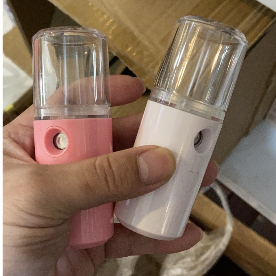 Máy Phun Sương Cầm Tay Xịt Khoáng MINI NANO Chính Hãng - Bản Full Phụ Kiện Cáp Sạc - Cấp Ẩm Dưỡng Da Bổ Sung Khoáng | BigBuy360 - bigbuy360.vn