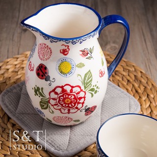 Bình hoa gốm sứ cao cấp phong cách NHẬT BẢN