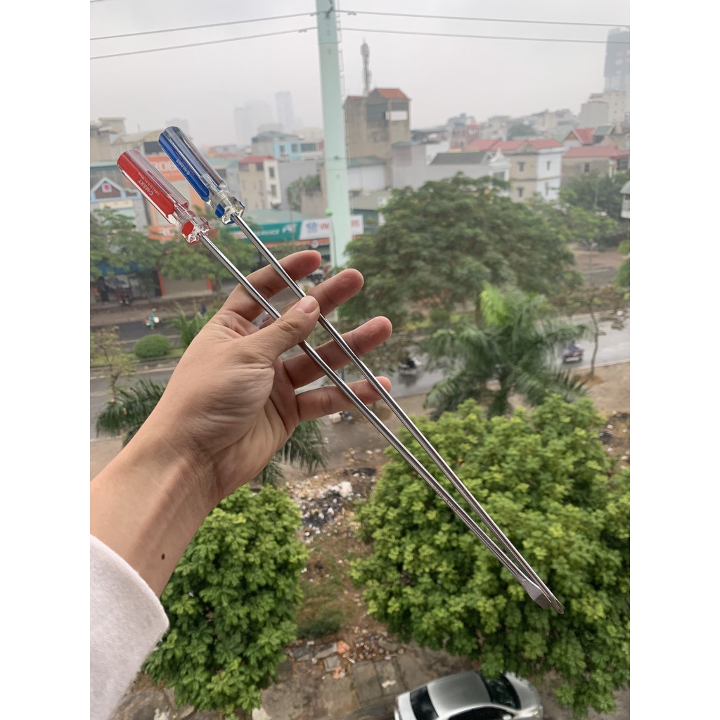 Tô vít dài 300mm có từ tính bằng thép CR-V chất lượng cao (Hai cạnh và bốn cạnh) C-MART