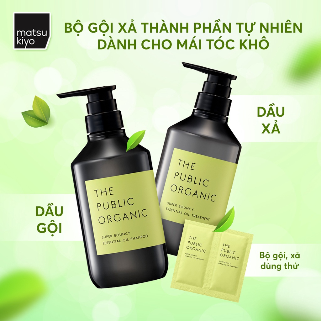 Dầu gội dưỡng tóc bồng bềnh The Public Organic Matsukiyo 480ml