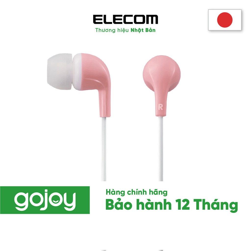 Tai nghe sắc màu nhét tai ELECOM EHP-CN300A chính hãng - bảo hành 12 tháng