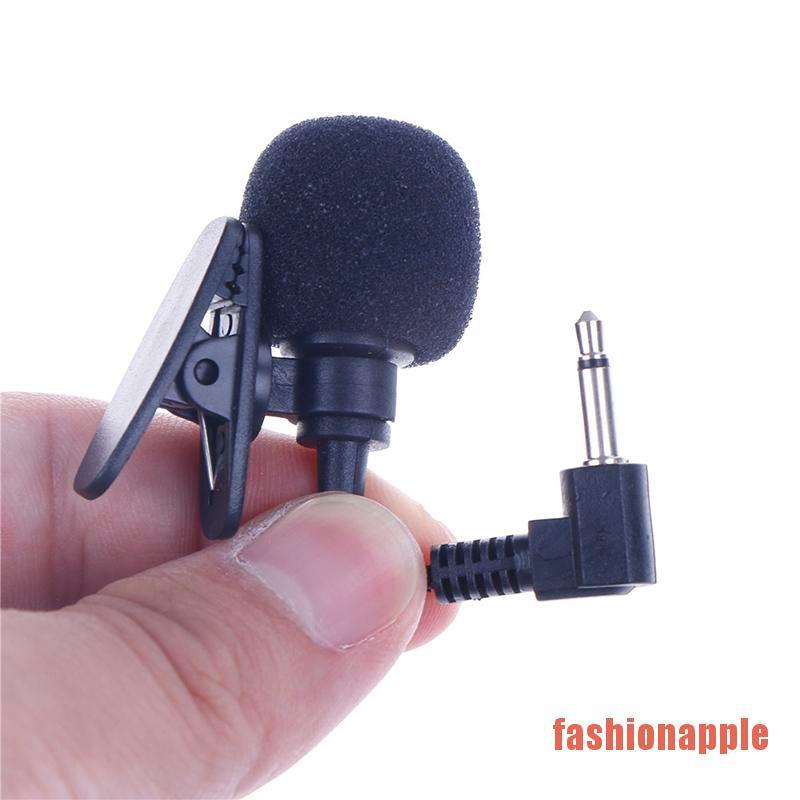 JFF Mini Mic Microphone Case for SmartPhone Recording PC Clip-on Lapel Microphone JFF