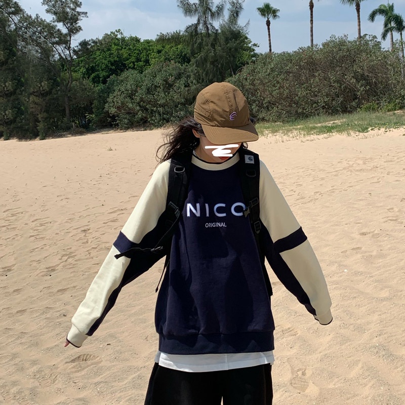 Áo thun nữ tay dài in chữ thời trang Hàn Quốc | BigBuy360 - bigbuy360.vn