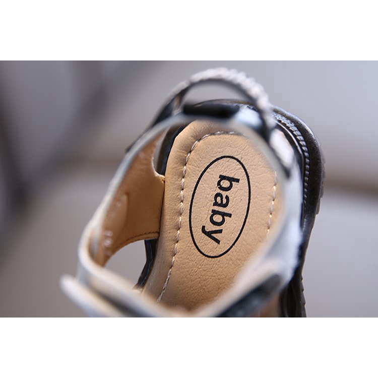 Giày Sandal Da Mềm Chống Trượt Cho Bé Trai 1-8 Tuổi