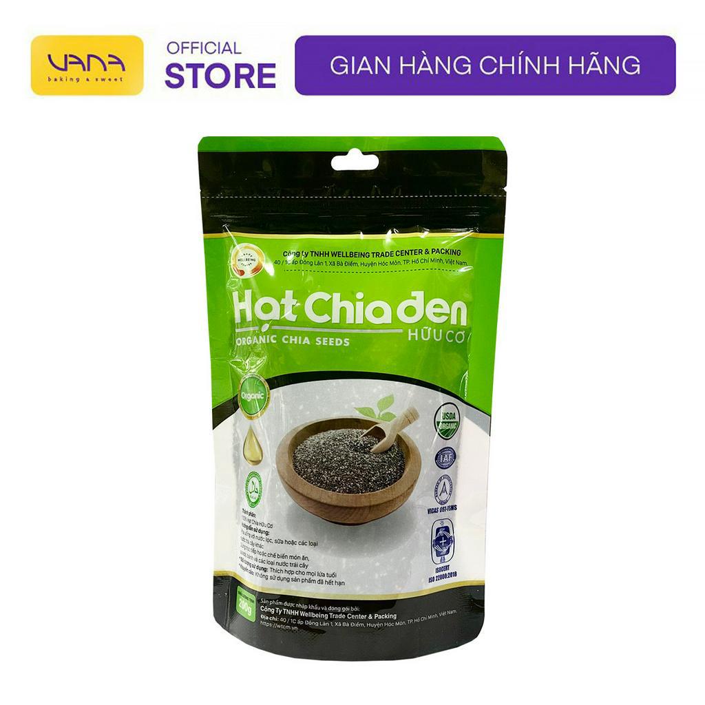 Hạt chia đen hữu cơ