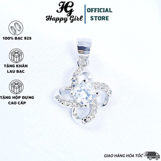 Mặt dây chuyền bạc HappyGirl, mặt dây chuyền nữ phong cách cá tính