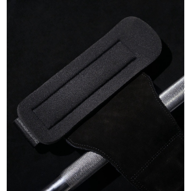 [1 Đôi] Găng tay tập Gym Kết hợp Dây kéo lưng NINE STUDY - Hỗ trợ Deadlift, nâng tạ, lên xà