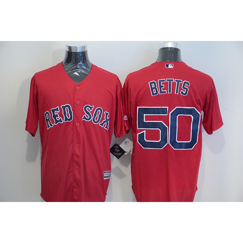 MLB Áo Thun Thể Thao Ngắn Tay Đội REDSOX bomber size 50
