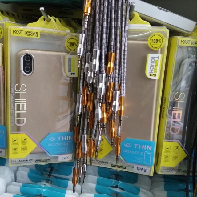 Dây cáp Audio 2 đầu 3.5 dài 1m mạ inox chống rối