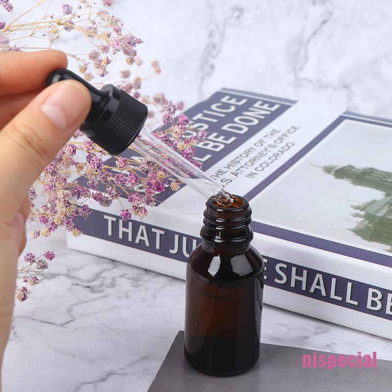 Lọ Thủy Tinh Rỗng Đựng Tinh Dầu 5 / 10 / 15 / 20 / 30ml Tiện Dụng