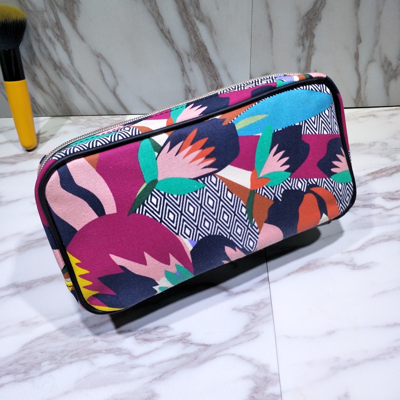 Estee Lau * er Bali Túi Đựng Mỹ Phẩm Cầm Tay Sức Chứa Lớn Hình Chữ Nhật