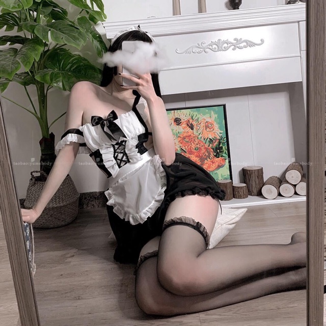 Cosplay sexy hầu gái Nhật Bản cao cấp 2362 ( Quà tặng valentine , sinh nhật bạn gái ) CP06 | BigBuy360 - bigbuy360.vn