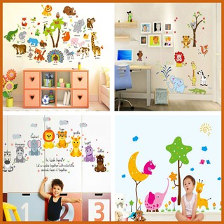 Giấy decal dán tường vườn thú cho bé - Tặng kèm keo sữa - Decal trang trí phòng ngủ đẹp cho bé - Hồ Chí Minh
