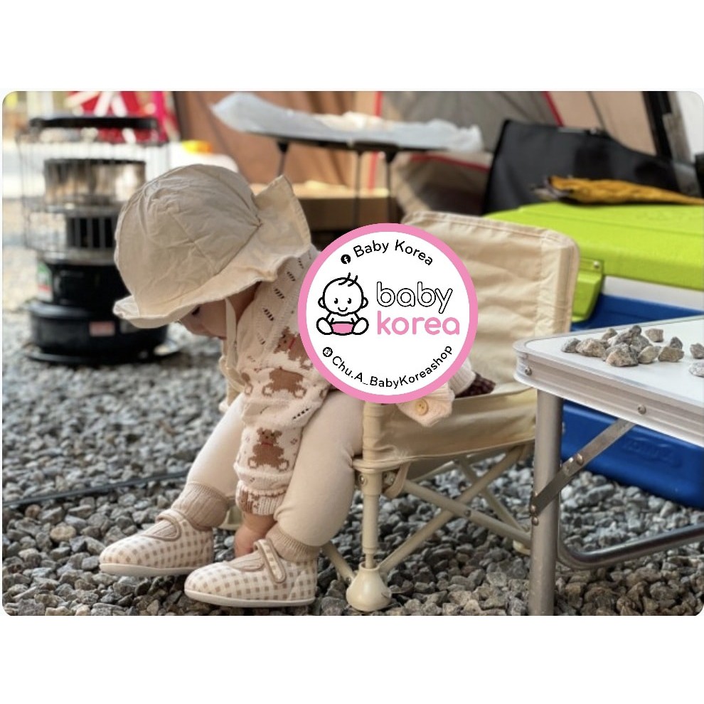 GIÀY VẢI QUAI DÍNH KẺ CARO MADE IN KOREA