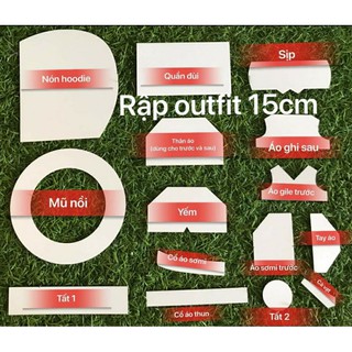 Rập outfit doll 15cm