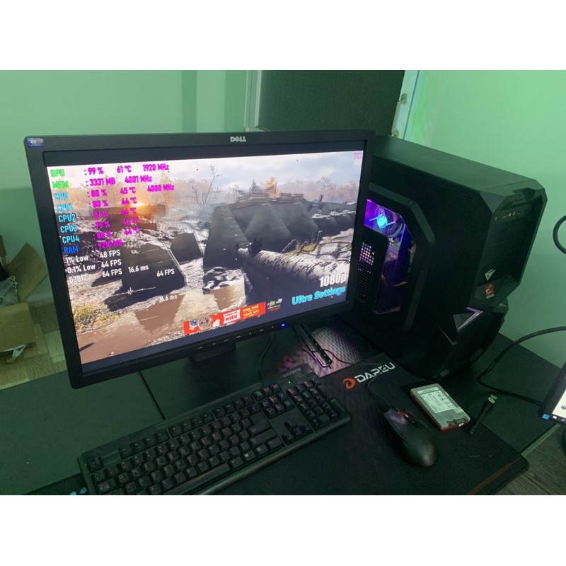 Bộ pc Gaming chiến pupg Mobile - liên minh