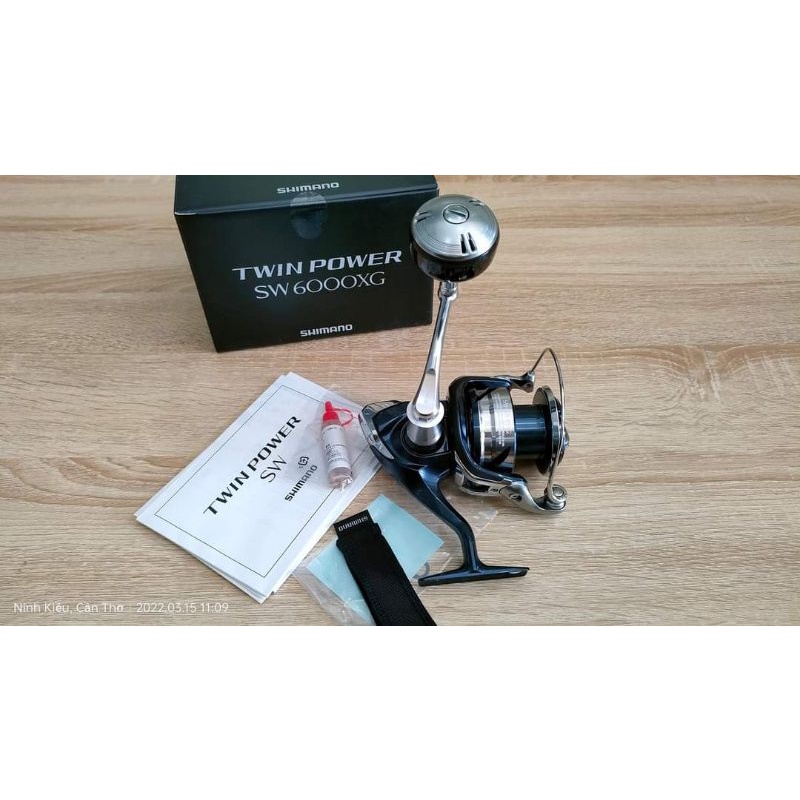 Máy Câu Cá Shimano 2021 Twin Power SW 6000XG - Máy Đứng