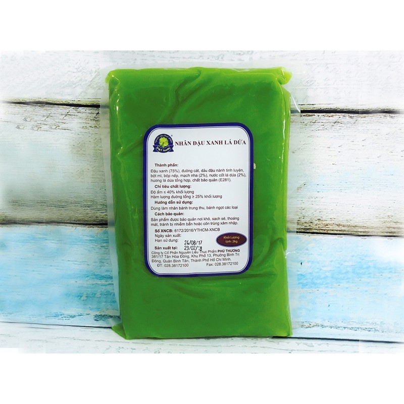 #Siêu rẻ# Nhân bánh sầu riêng, khoai môn, đậu xanh, lá dứa, hạt sen, trà xanh của Phú Thương