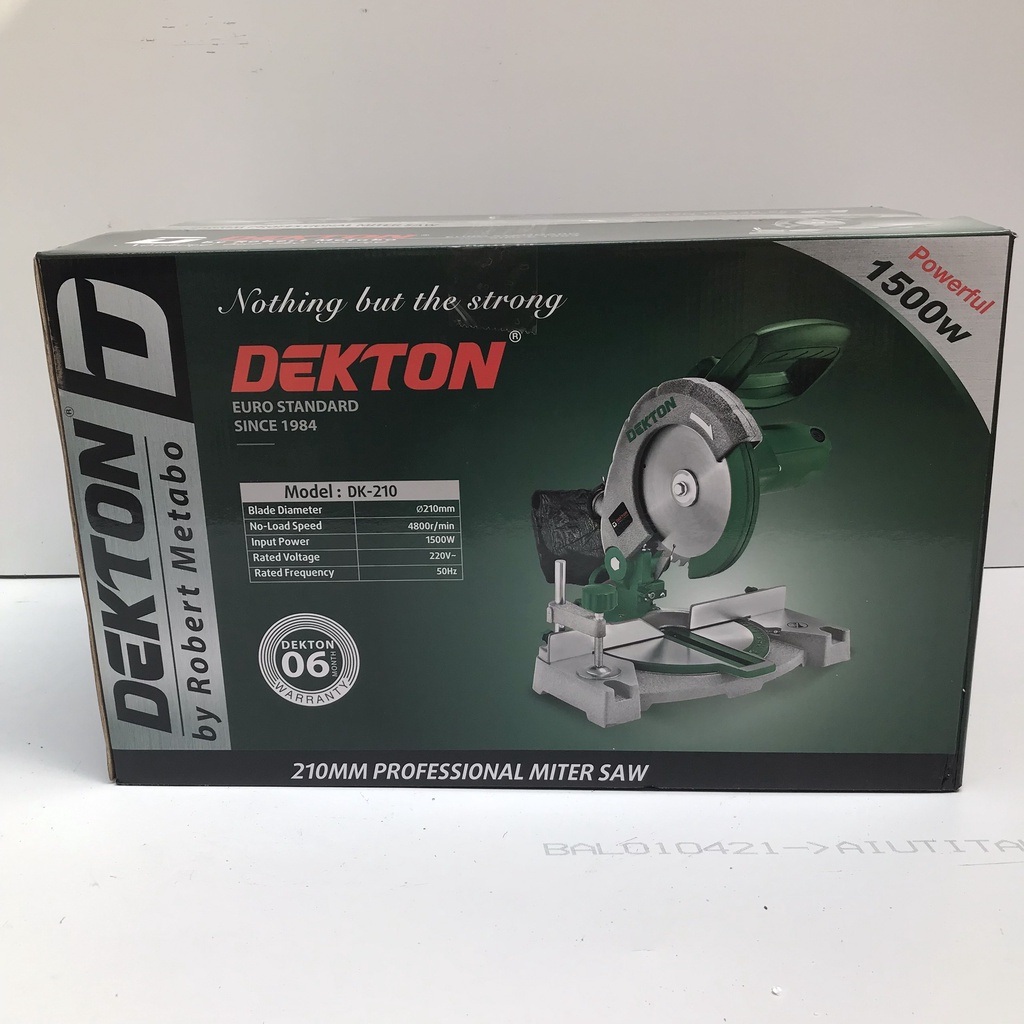 Máy Cắt Nhôm Dekton DK-CN210 - Công Suất 1500W - Tặng Kèm Lưỡi Hợp Kim 210mm Cắt Nhôm Sắt Gỗ - Mẫu Mới 2023