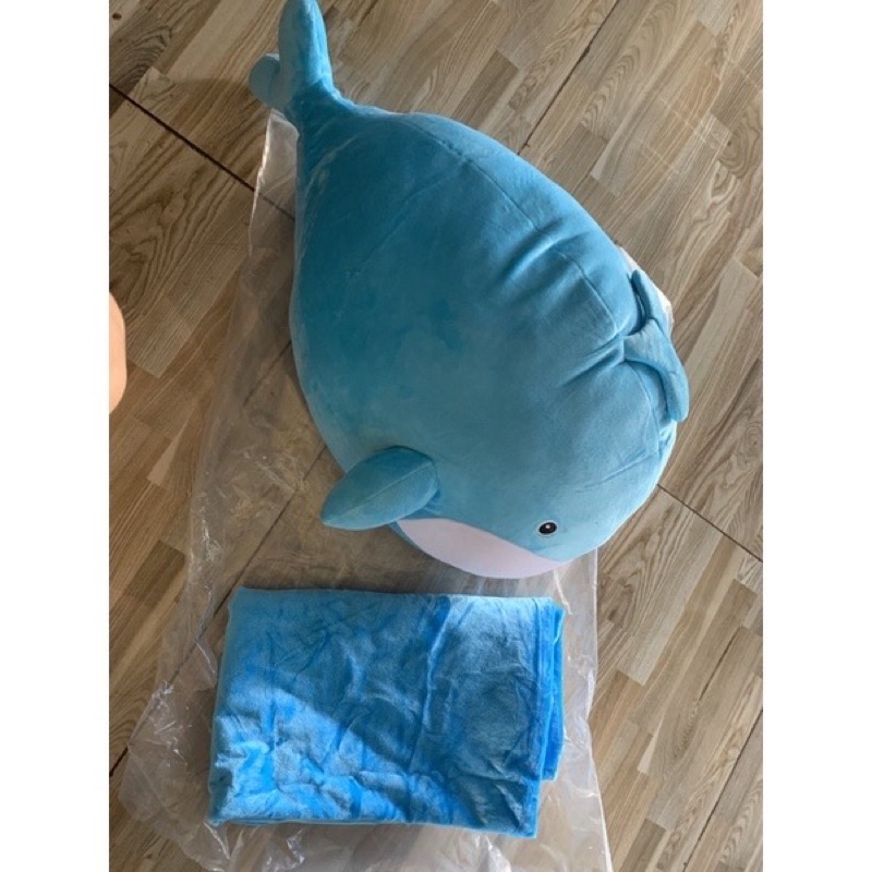 Bộ mền gối cá voi cho bé