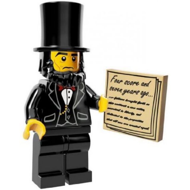 [LEGO CHÍNH HÃNG] Nhân vật Abraham Lincoln - Hàng trưng bày