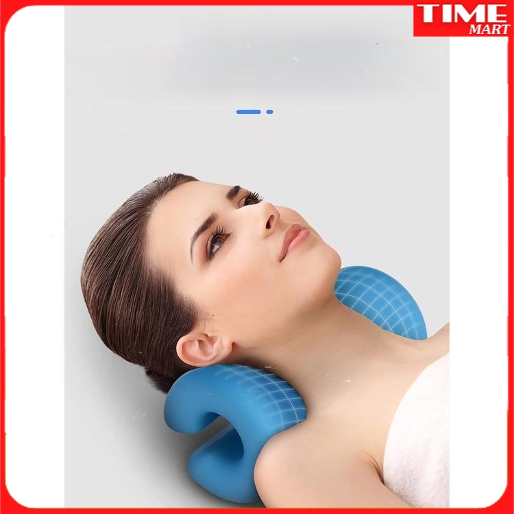 Gối Kê Cổ Sửa Thẳng Và Chống Cung Chuyên Dụng Hỗ Trợ Ngủ Massage Kéo Phong Phú Gói Sưởi Ấm Chỉnh Sửa Gối Bảo Vệ Cổ [TIME