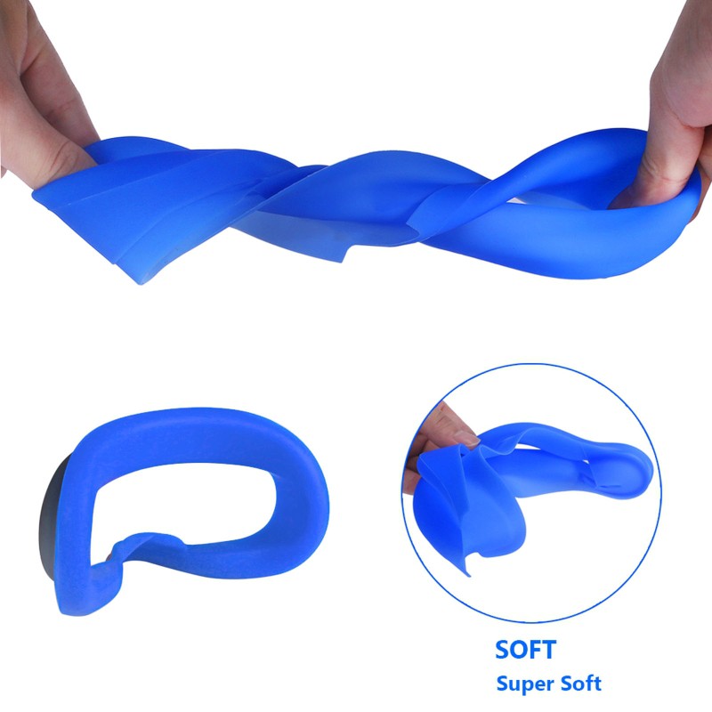 Dustproof Lens Anti Scratch Case Silicone Eye Cover Pad Skin for Oculus Quest 2