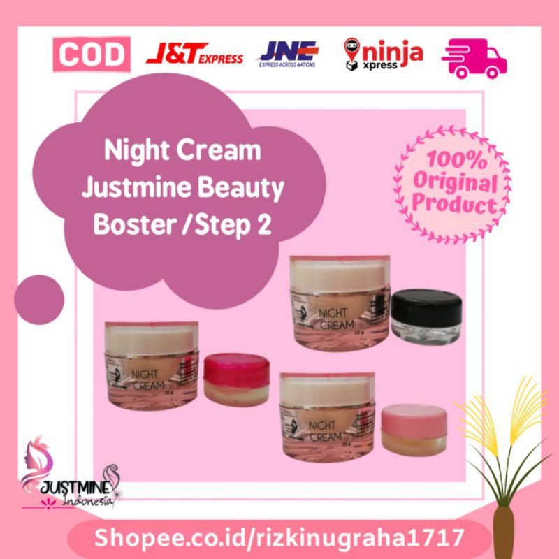 (Hàng Mới Về) Kem Ecer Night Cream Justmine Beauty Step 2 / Boster