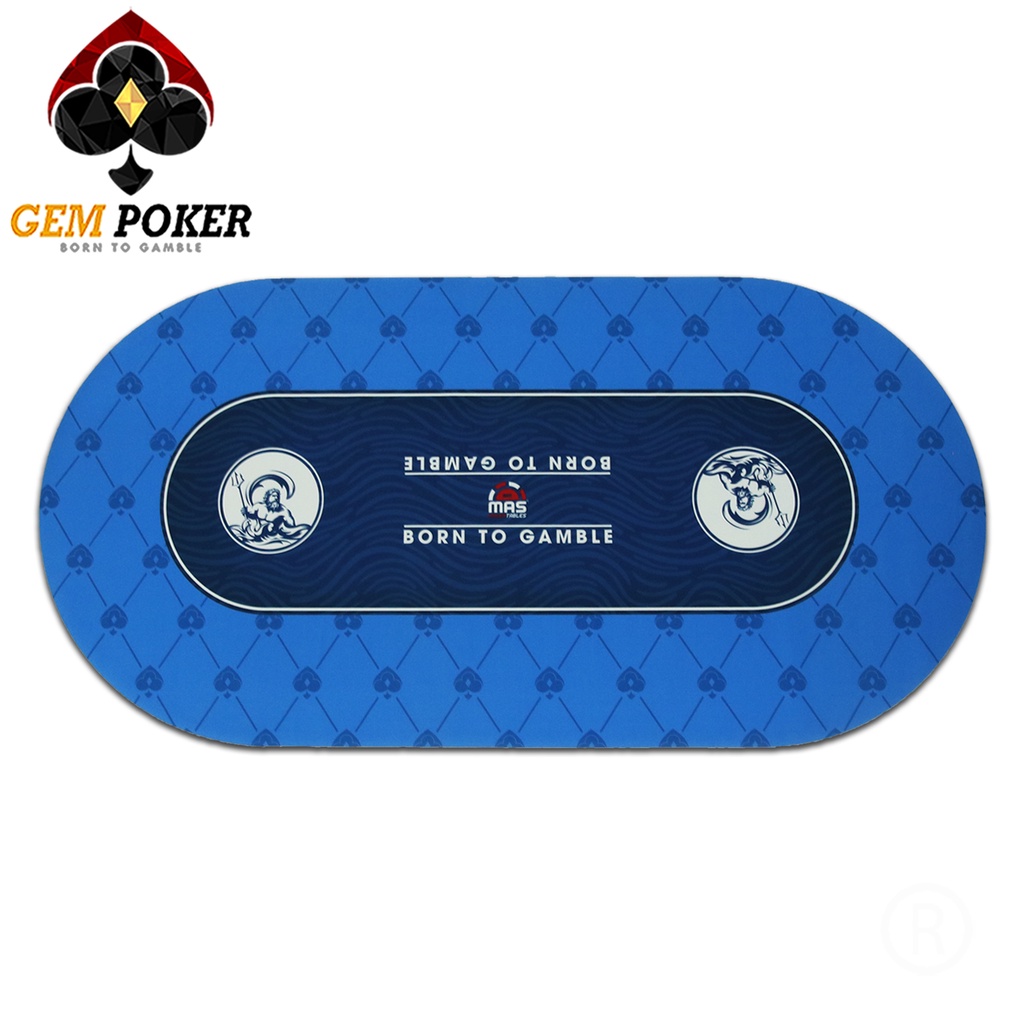 THẢM POKER TEXAS HOLDEM GEM POSEIDON OVAL2022
