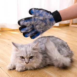 Cat and dog grooming gloves are very effective to prevent tangles
