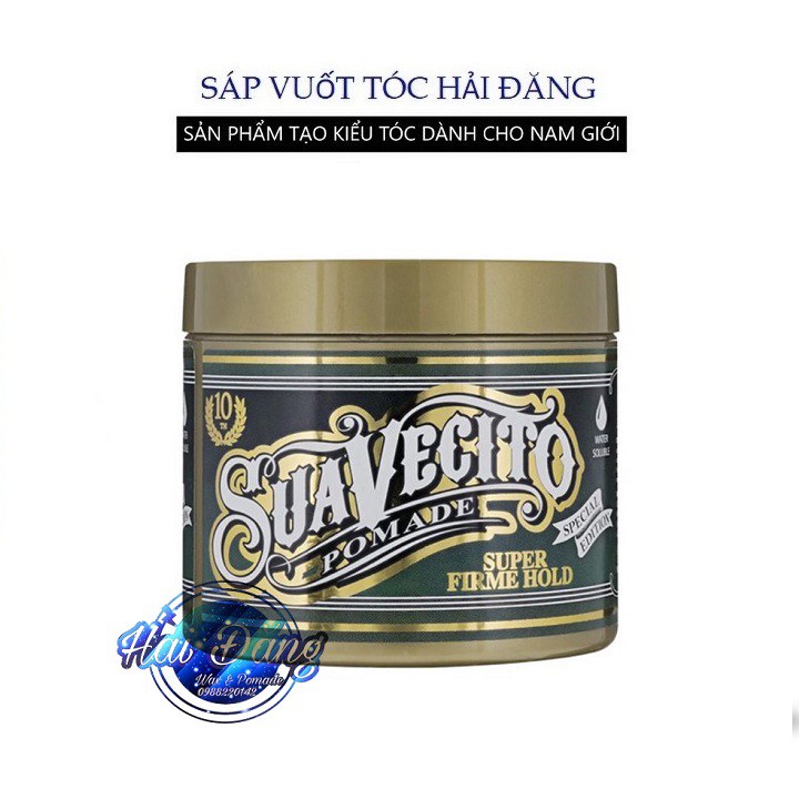 [Limited] Sáp Vuốt Tóc Suavecito Super Firme Hold Pomade – 10th Anniversary 113g