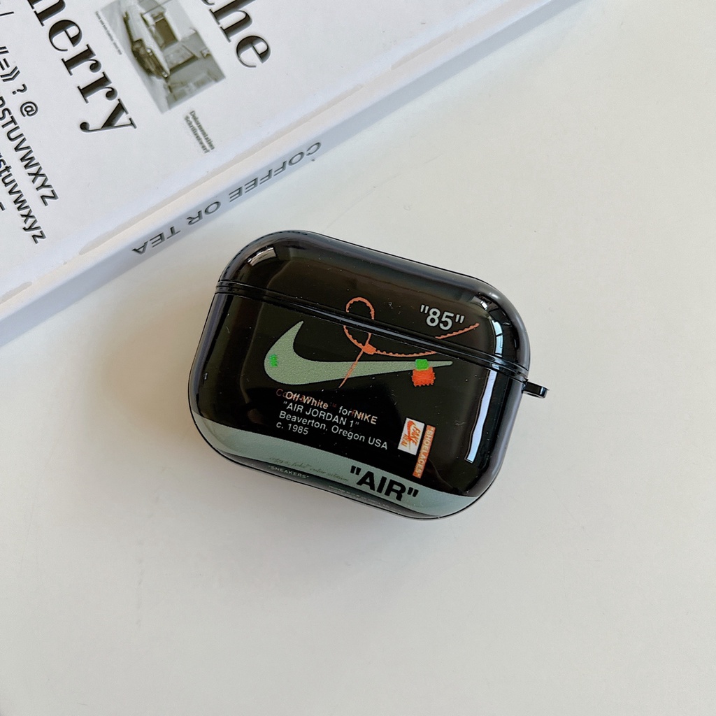Vỏ Bảo Vệ Hộp Sạc Tai Nghe Bluetooth Airpod 1 2 3 pro Bằng tpu In logo Nike Độc Đáo Thời Trang