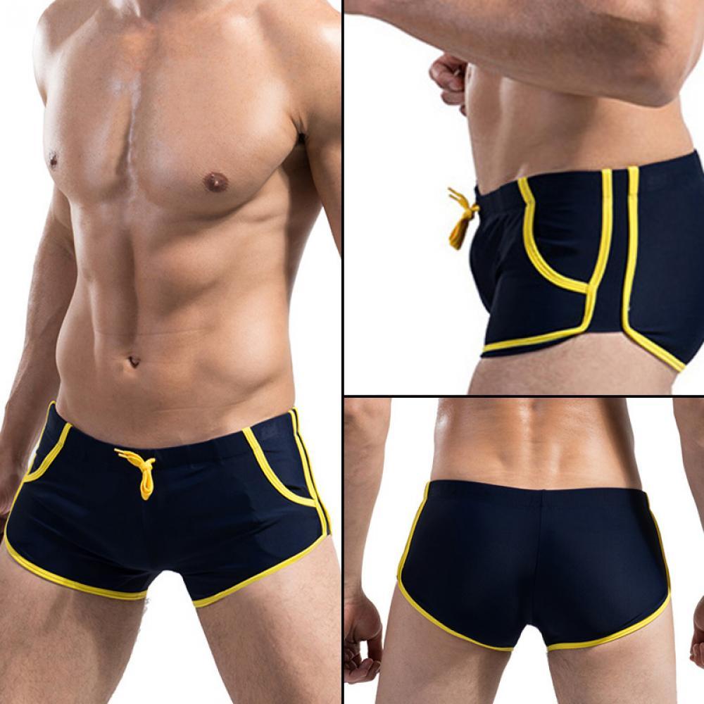 MUVAKO Quần Bơi Boxer Thể Thao Phối Túi Thời Trang Dành Cho Nam Giới