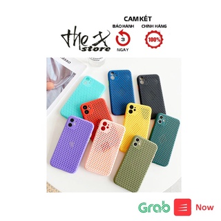 Ốp lưng iphone lưới tản nhiệt bảo vệ cam cho iphone 11 11 pro max xr xs max x 6 6s 7 8 6plus 8plus se2 2020 tx