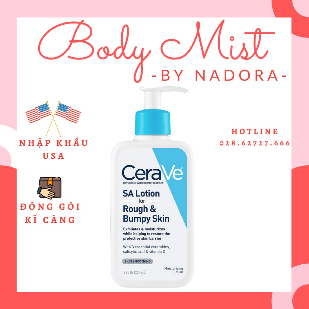 Kem Dưỡng Ẩm Cerave SA Lotion For Rough & Bumpy Skin (237ml)