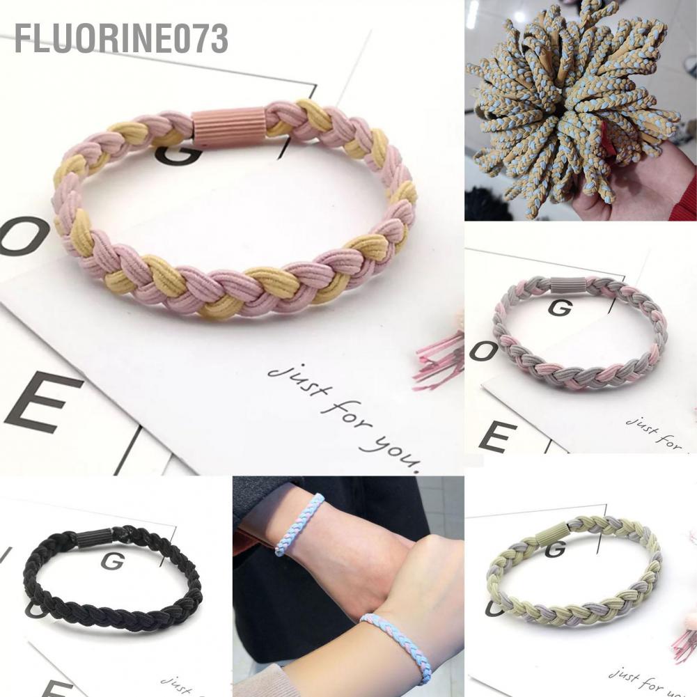 Dây buộc tóc dễ thương vải dệt kim mềm mại co giãn thoải mái thời trang cho bạn gái