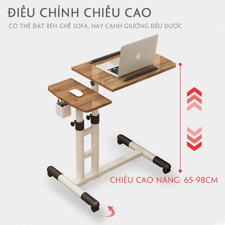 Bàn để máy tính nhỏ gọn thông minh dễ dàng di chuyển | BigBuy360 - bigbuy360.vn