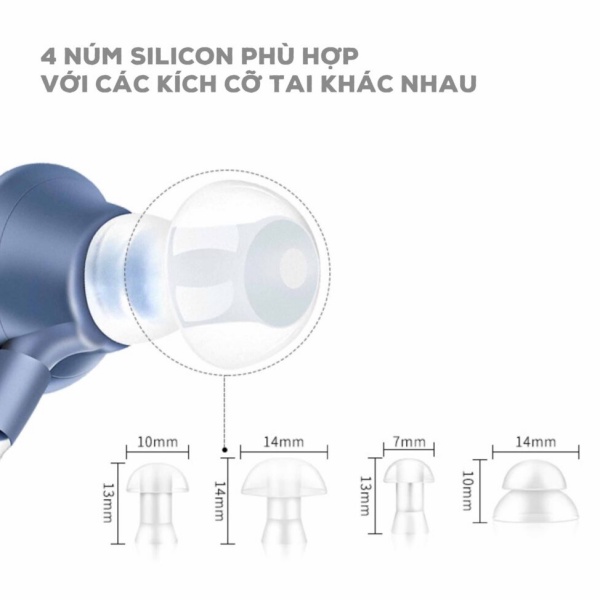 Máy Trợ Thính Không Dây, Tai Nghe Trợ Thính Cao Cấp Cho Người Gìa VHP 1204