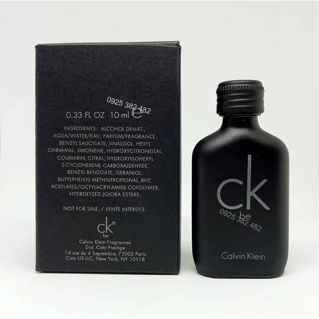 Nước Hoa Mini Calvin Klein CK Be - 10ml  - Xách Tay Mỹ