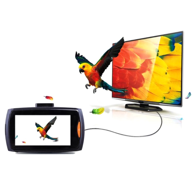 Máy Quay Hành Trình Xe Hơi Ban Đêm Màn Hình LCD 1080P 2 4inch