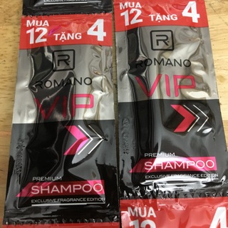 [ Dây 16 gói] Dầu gội gói romano đang được khuyến mãi