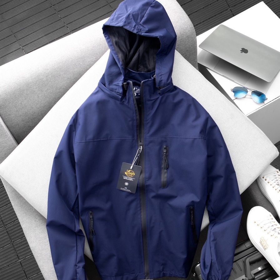 Áo khoác nam áo gió vải dù cao cấp 2 lớp chống nước khoác phong cách Hàn Quốc CAROLLSTOR A01