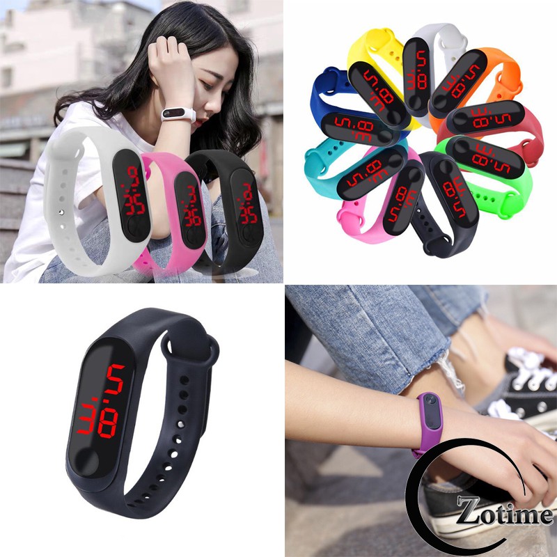 [Mã 12FASHIONSALE1 giảm 10K đơn 50K]Đồng hồ Dotime nam nữ thể thao thời trang led cực đẹp ZO91