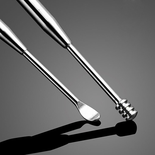 [Hàng mới về] Dụng cụ lấy ráy tai bằng thép không gỉ hai đầu