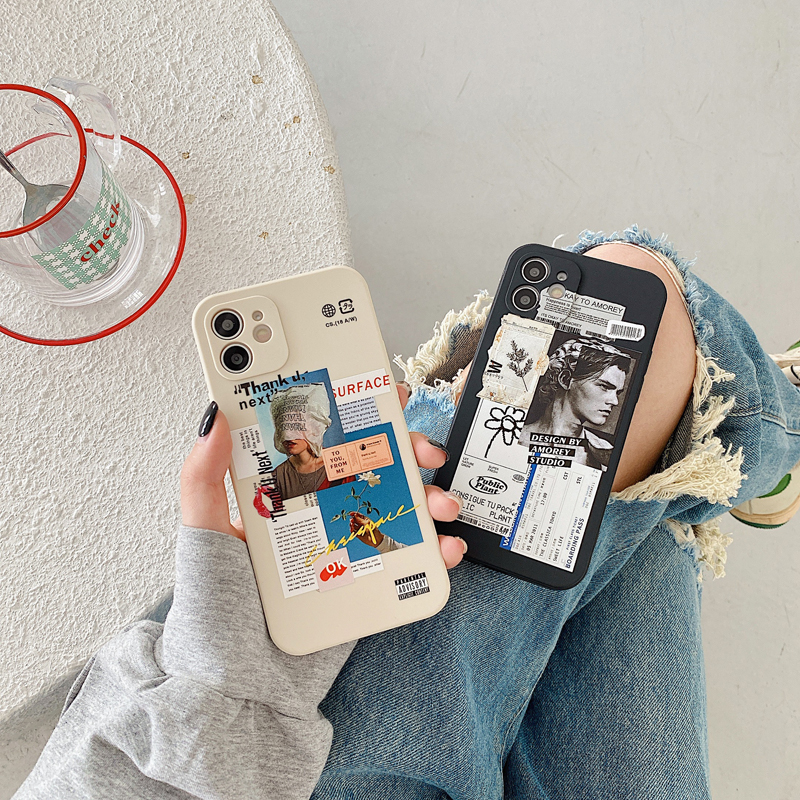 Ốp Lưng Họa Tiết Sáng Tạo Cho Iphone 12 / Pro Max / Mini / 6 / 7 / 8 / Plus / X / Xr / Xs Max / I11 / Se2 | BigBuy360 - bigbuy360.vn