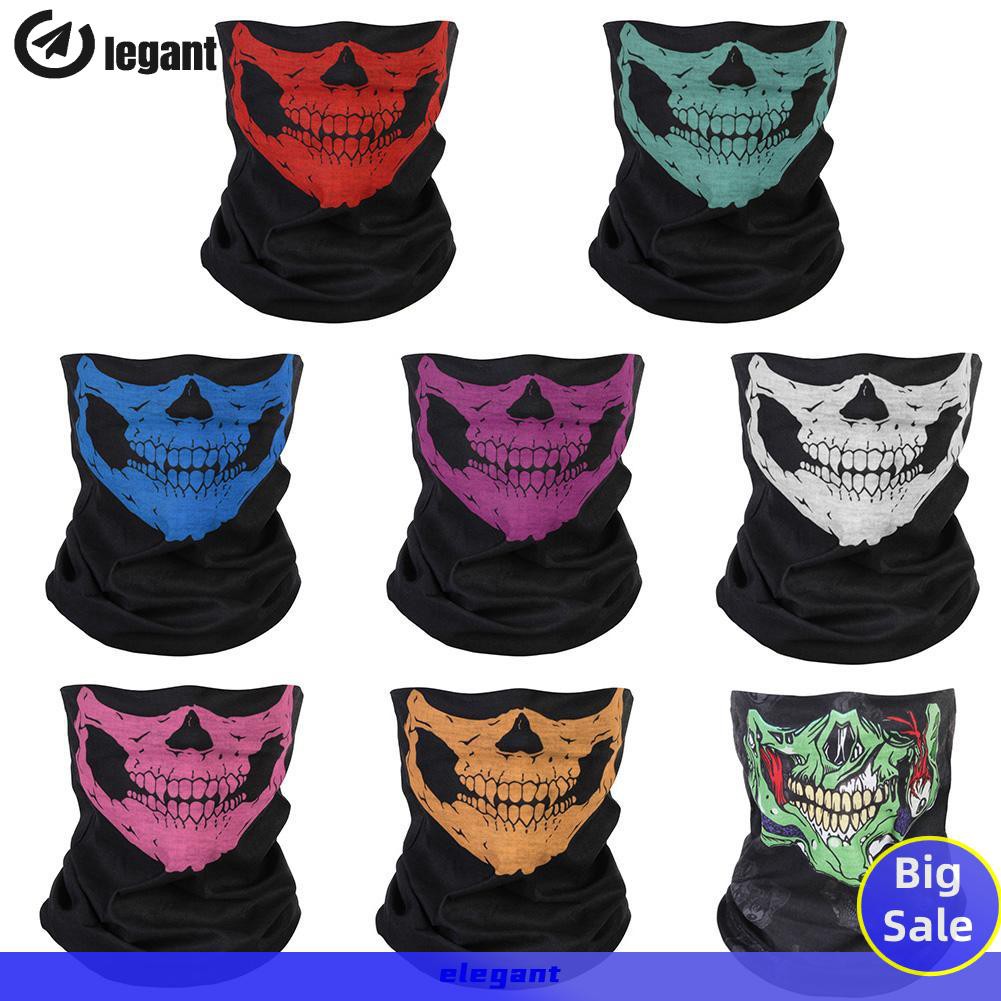 (Hàng Mới Về) Khẩu Trang Nửa Mặt Đa Năng Hình Đầu Lâu Thanh Lịch | BigBuy360 - bigbuy360.vn