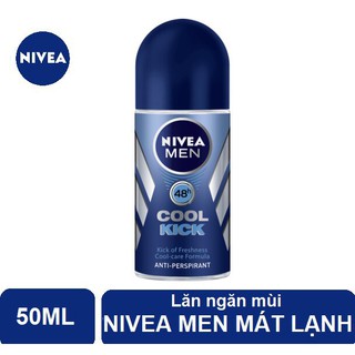 Lăn khử mùi Nivea men mát lạnh Cool Kick 50ml