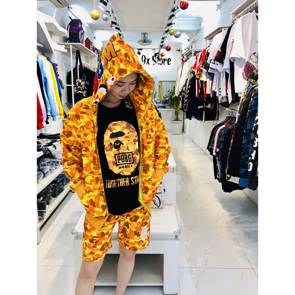 [Ảnh Thật] Áo Jacket Bape x Pubg Ss2021 hàng cao cấp