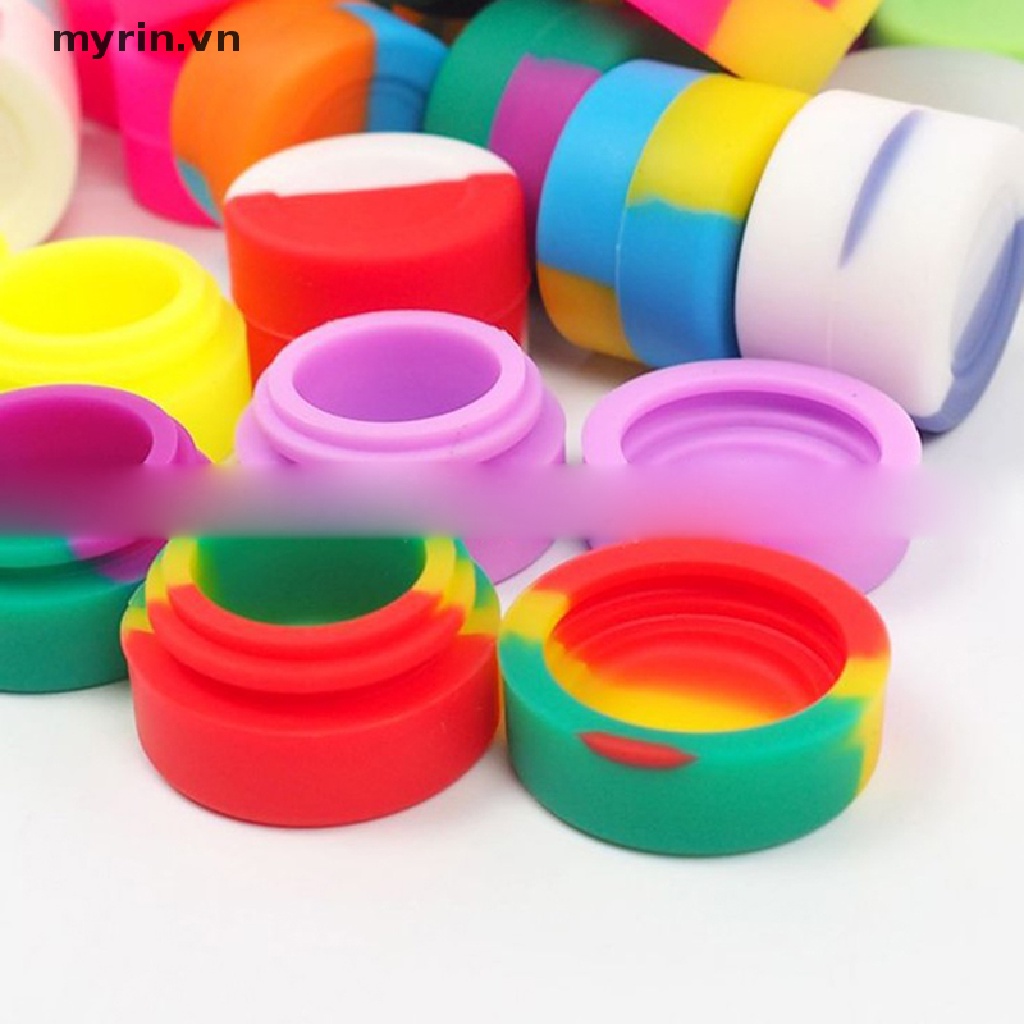 Lọ Đựng Sáp 3ml / 3ml Bằng Silicon Nhiều Màu Tùy Chọn