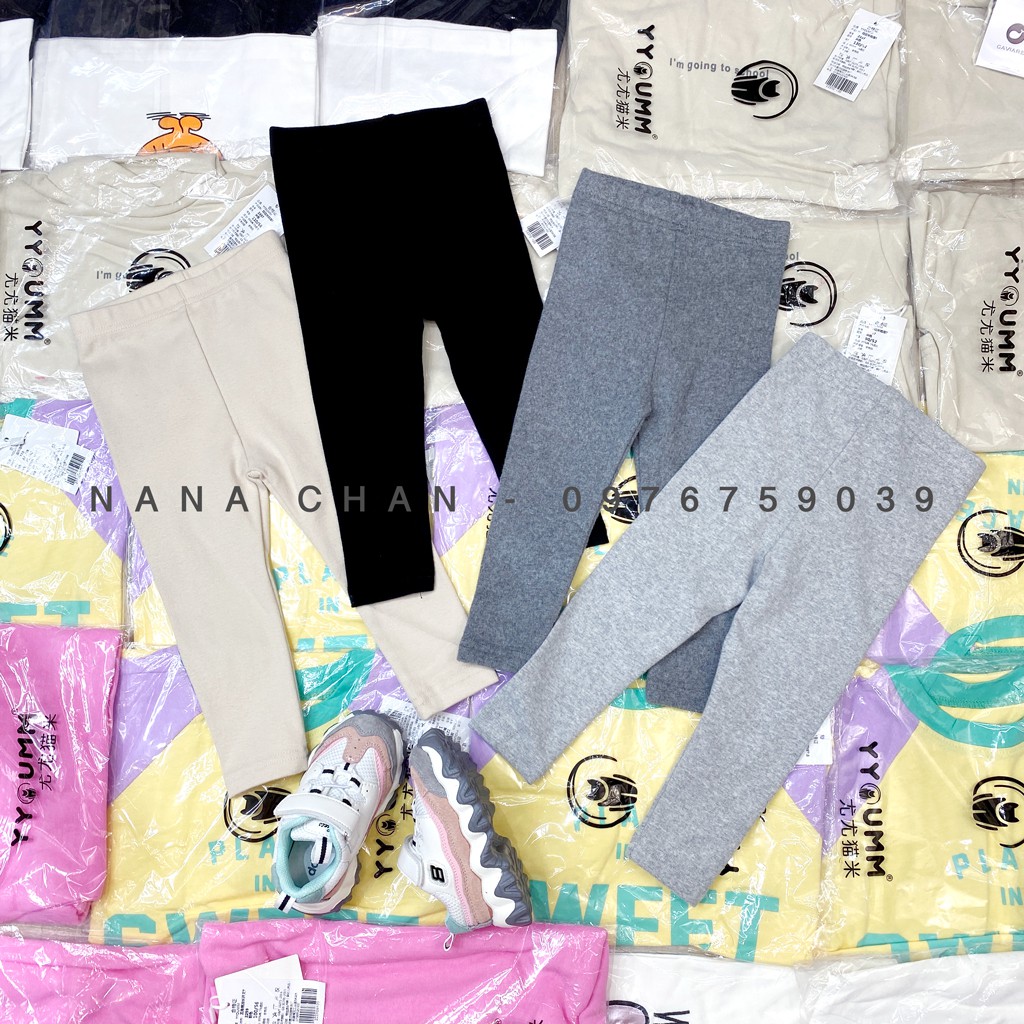 [Q039] Quần legging trơn mẫu 2 sz 80-140